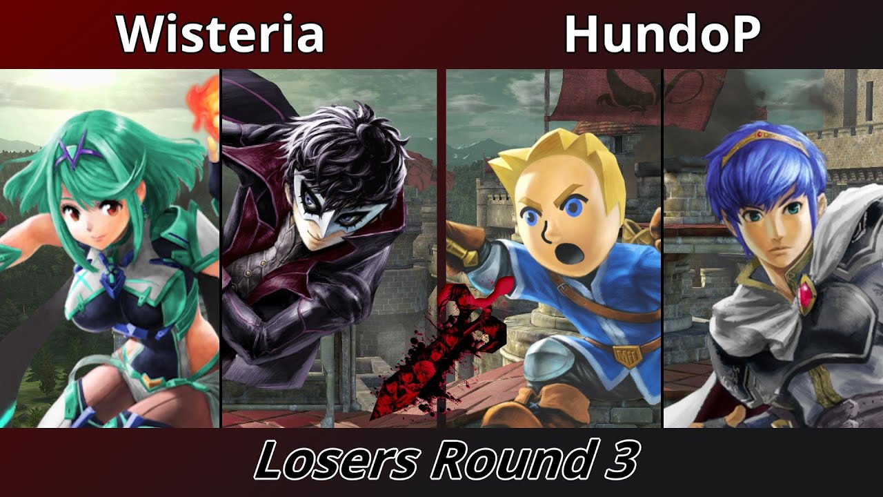 Castle Siege 101 - Losers Round 3 - Wisteria (Pyra/Mythra, Joker) vs HundoP (Mii Sword, Marth)