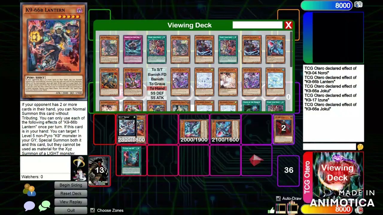 Vs K9 new combo