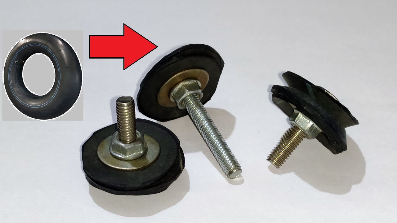 Making Of Rubber Washer Using old CAR Tube // car ke tube se rubber washer kaise banaye