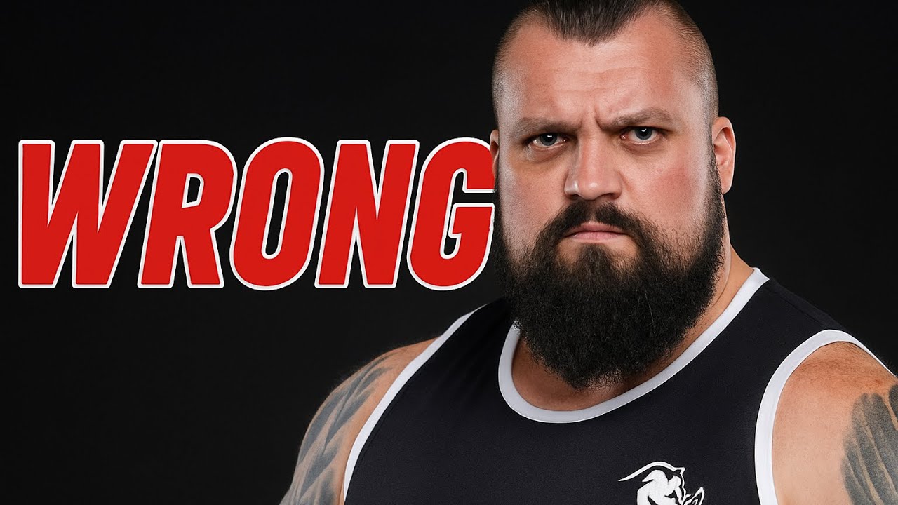 Eddie Hall's Deadlift Advice Is Stupid