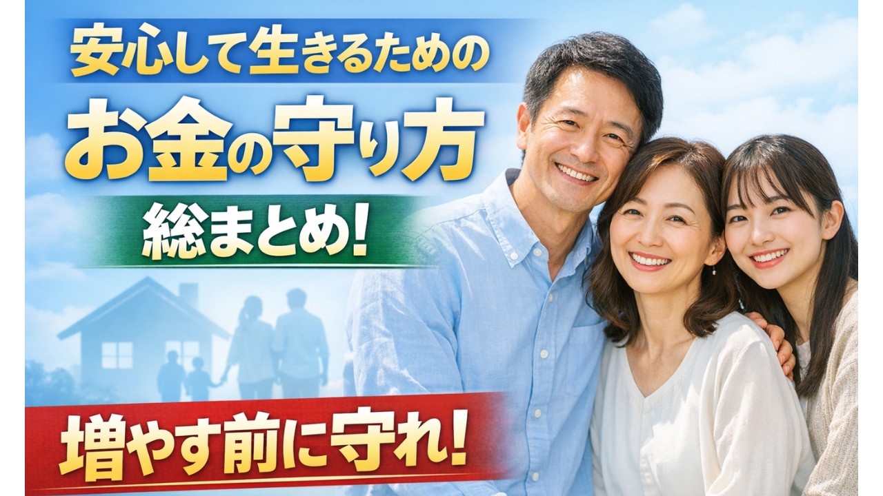 老後不安が消える！〝お金の守り方〟完全整理！