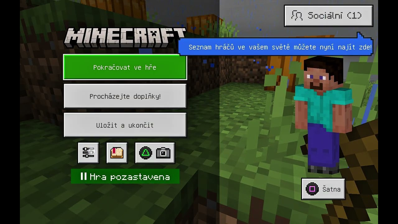 Ahoj máme tady další Minecraft a bude video z nového světa 😀
