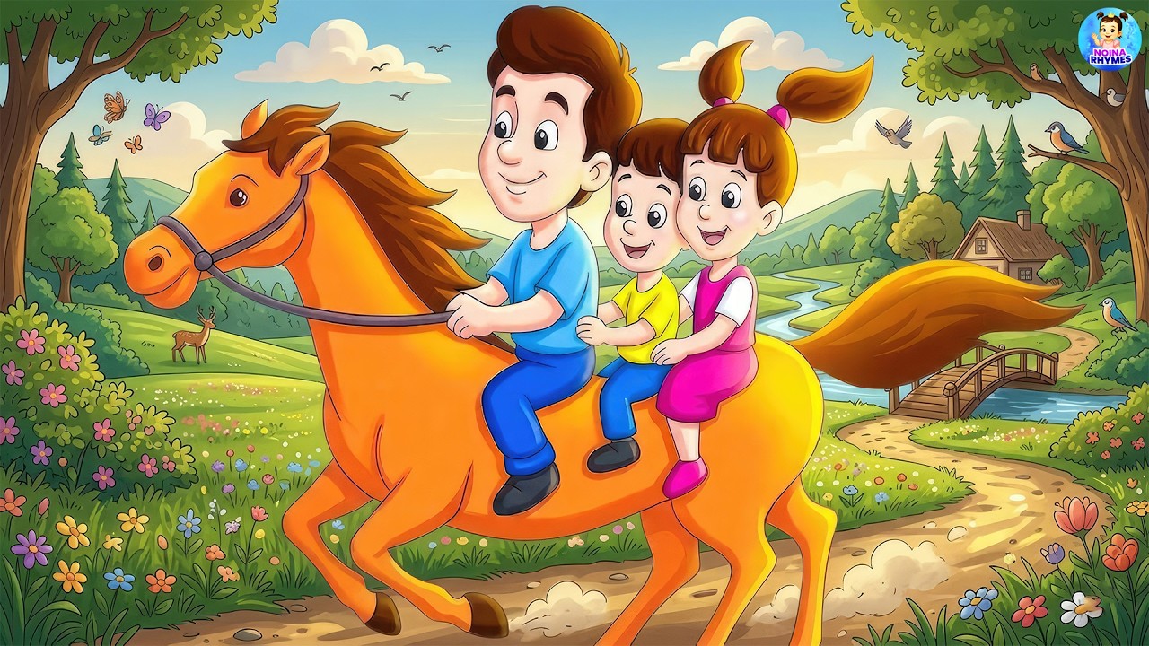 Lakdi Ki Kathi - लकड़ी की काठी | Popular Hindi Children Song | Animated Video For Kids | 