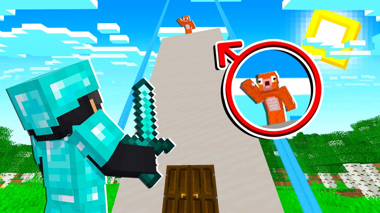 Minecraft'ta Balık Adam'ı Kurtarmak İçin Kulenin Tepesine Çıktım