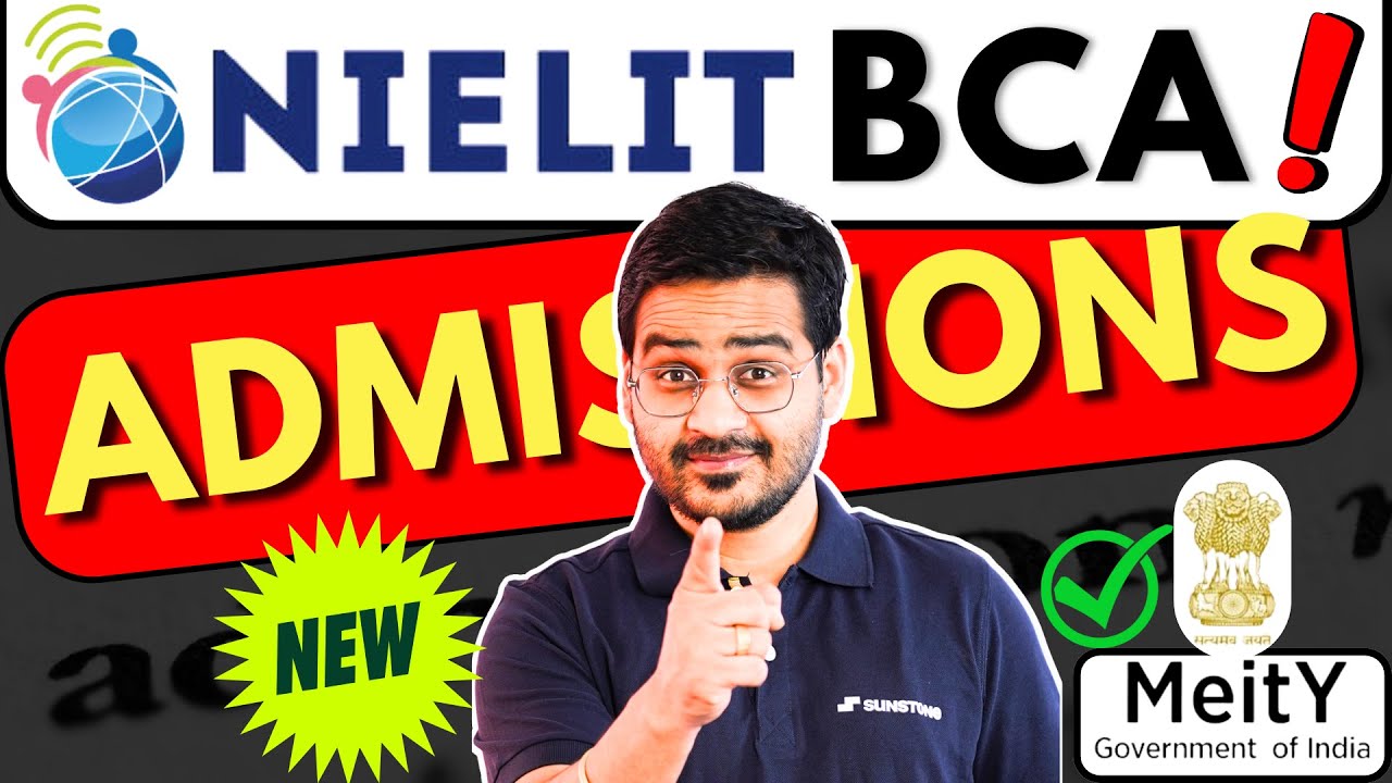 💥NIELIT BCA Course Admissions 2024 By Govt Of India🤩Top Govt colleges #bca #govtofindia #nielit