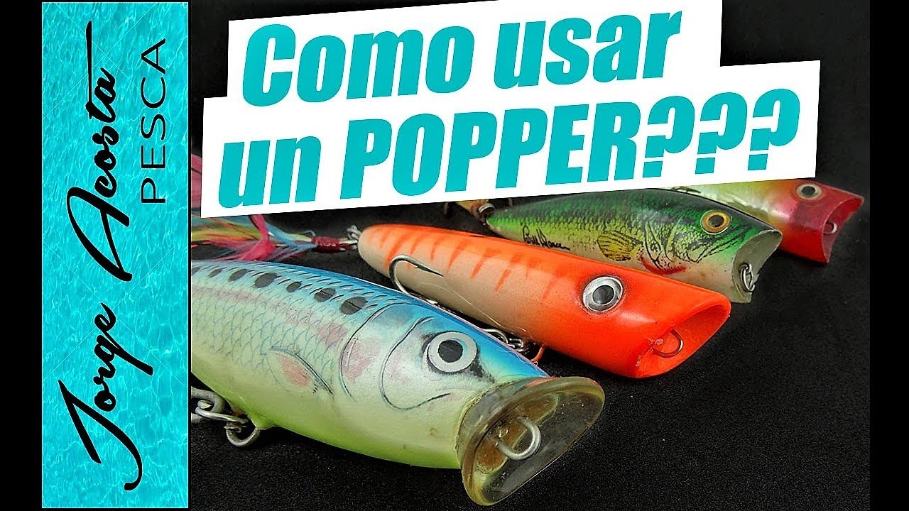 CUANDO, DONDE y COMO usar un POPPER?? - Consejos de PESCA