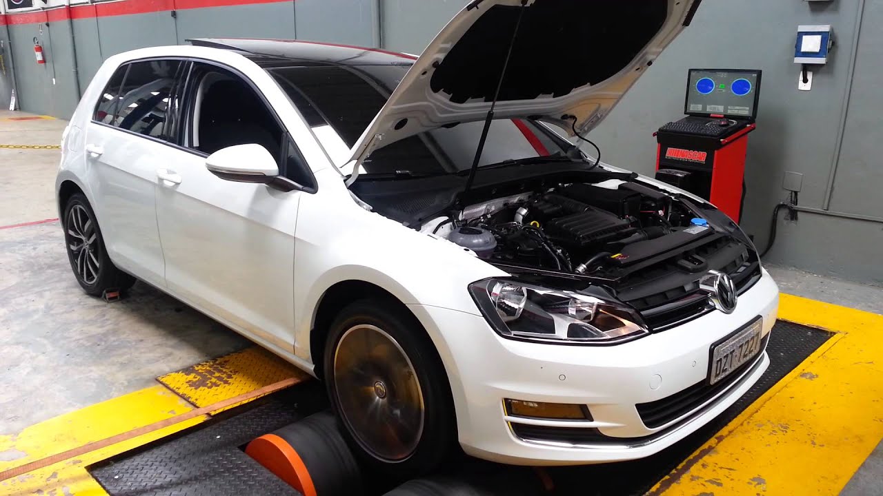 Novo Golf MK7 1.4 TSi / NascarChips no dinam&ocirc;metro