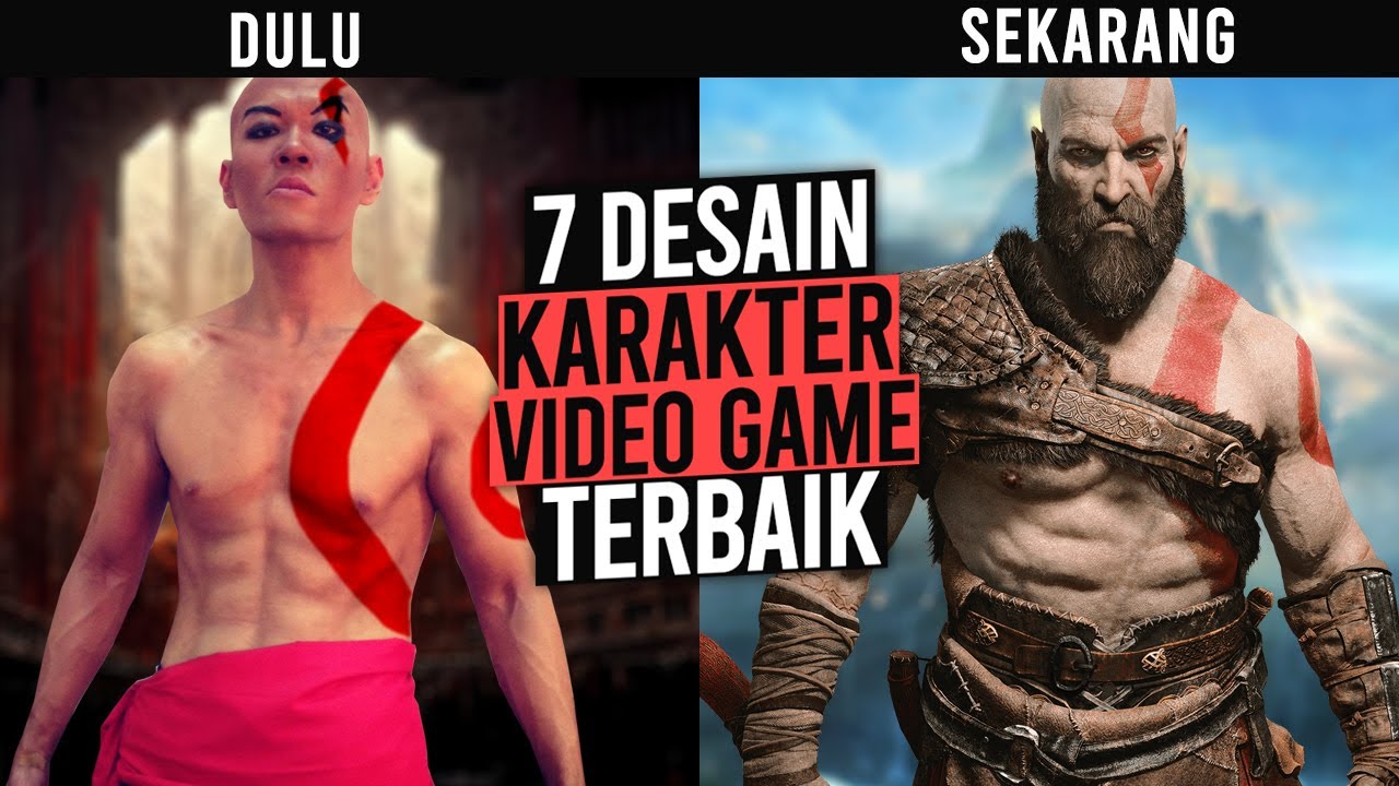 7 Perubahan Desain Karakter GAME Terbaik