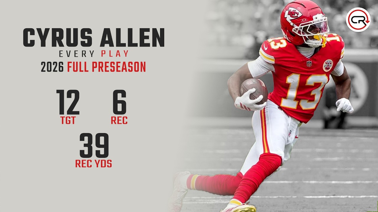 Cyrus Allen Preseason Highlights | Every Target and Catch
