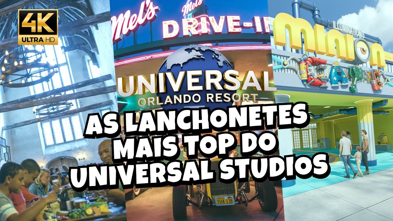 ROTEIRO UNIVERSAL STUDIOS - MELHORES LANCHONETES