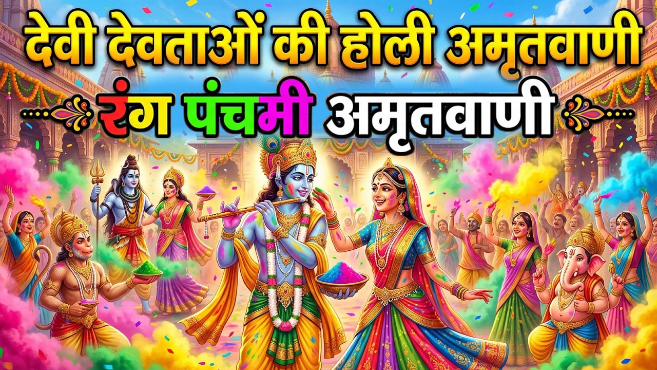 देवी देवताओ की होली अमृतवाणी - रंग पंचमी अमृतवाणी~Rang Panchami Amritwani~Dev Panchami Amritwani