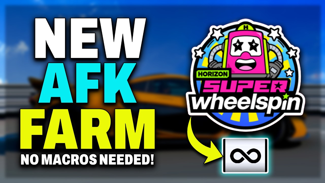Forza Horizon 6 | САМЫЙ БЫСТРЫЙ фарм бесконечных супер-вращений - НОВЫЙ АФК-МЕТОД - БЕЗ МАКРОСОВ!
