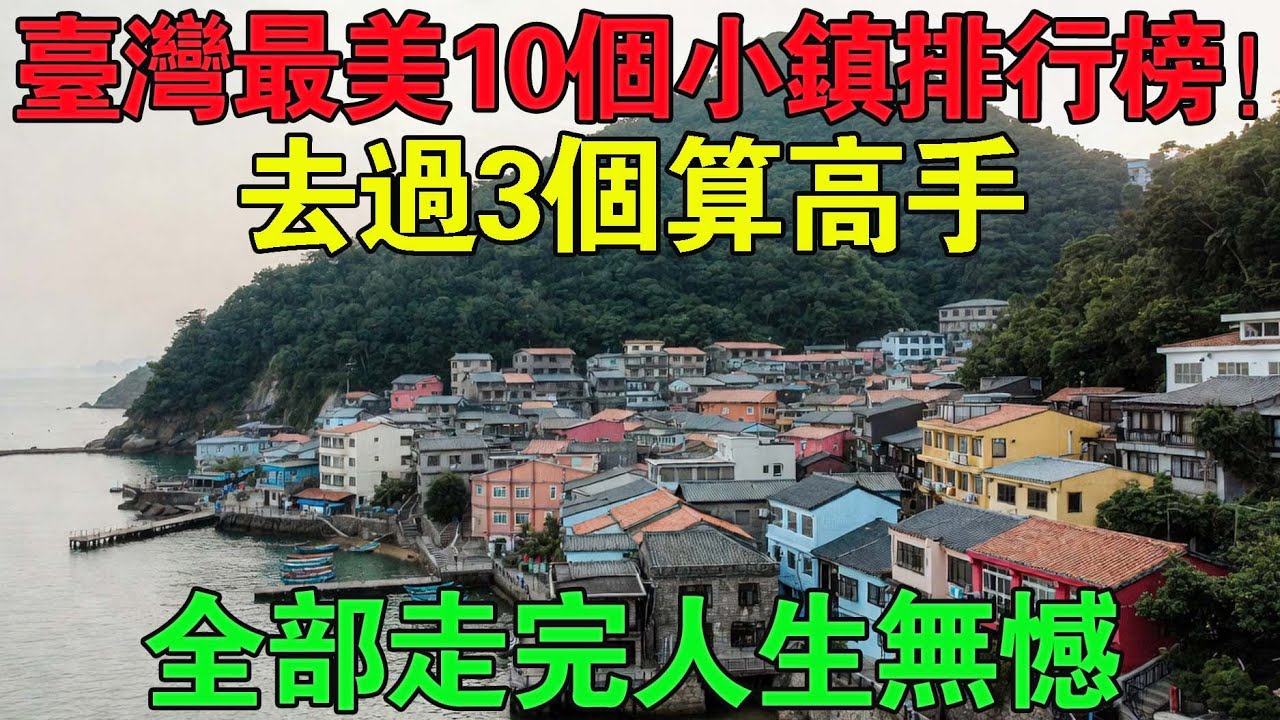 台灣最美的10個小鎮！去過3個算你厲害，全部去過實在太幸福。_#世界之最top #世界之最 #環球之最 #腦洞大開 #top10 #台灣 #台灣最美小鎮