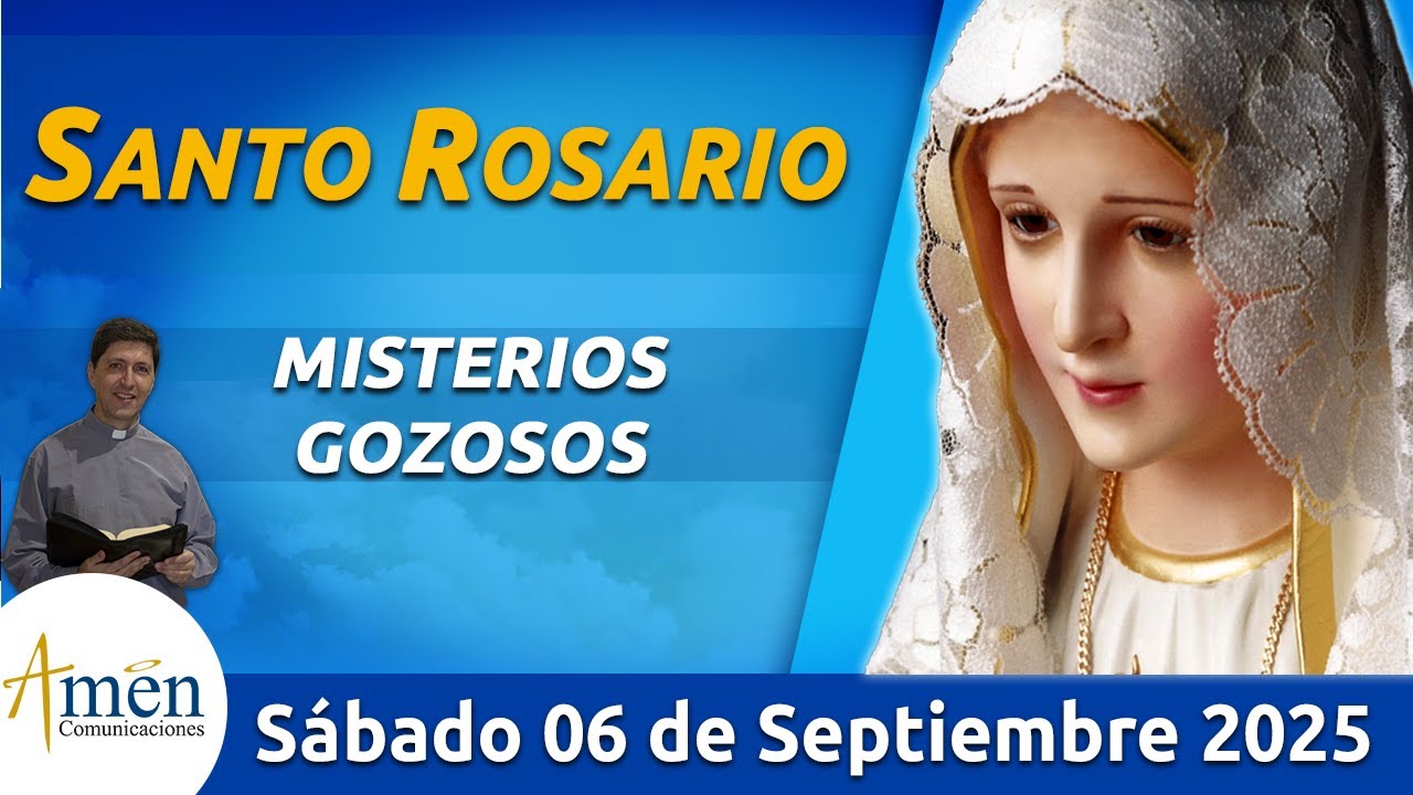 Santo Rosario de Hoy Sábado 6 Septiembre 2025 l Amen Comunicaciones l Católica l María