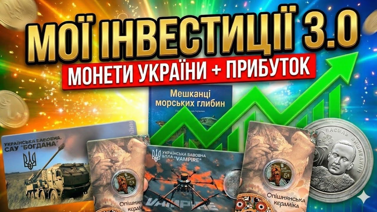 Мої інвестиції 3.0: Топ монет України 2025 🇺🇦 | Реальні ціни та прогноз