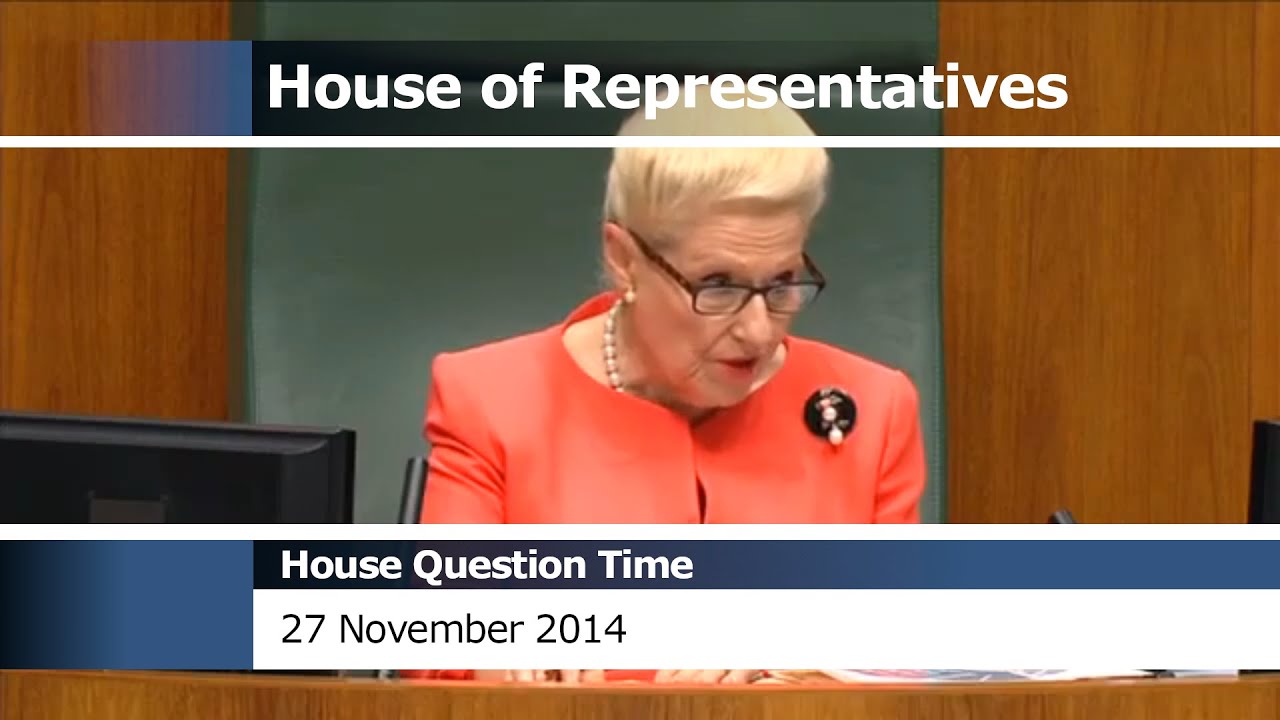House Question Time - 27 November 2014