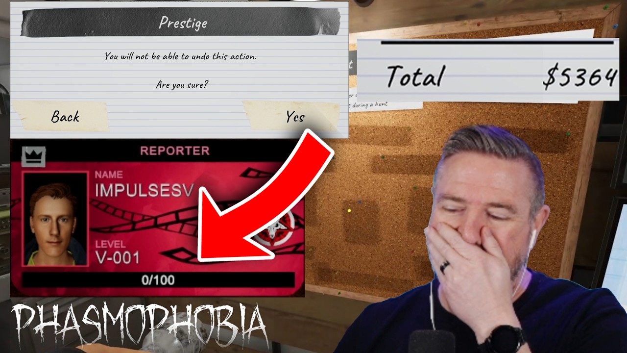 Starting Over and Leveling Up FAST with Double XP in Phasmophobia!