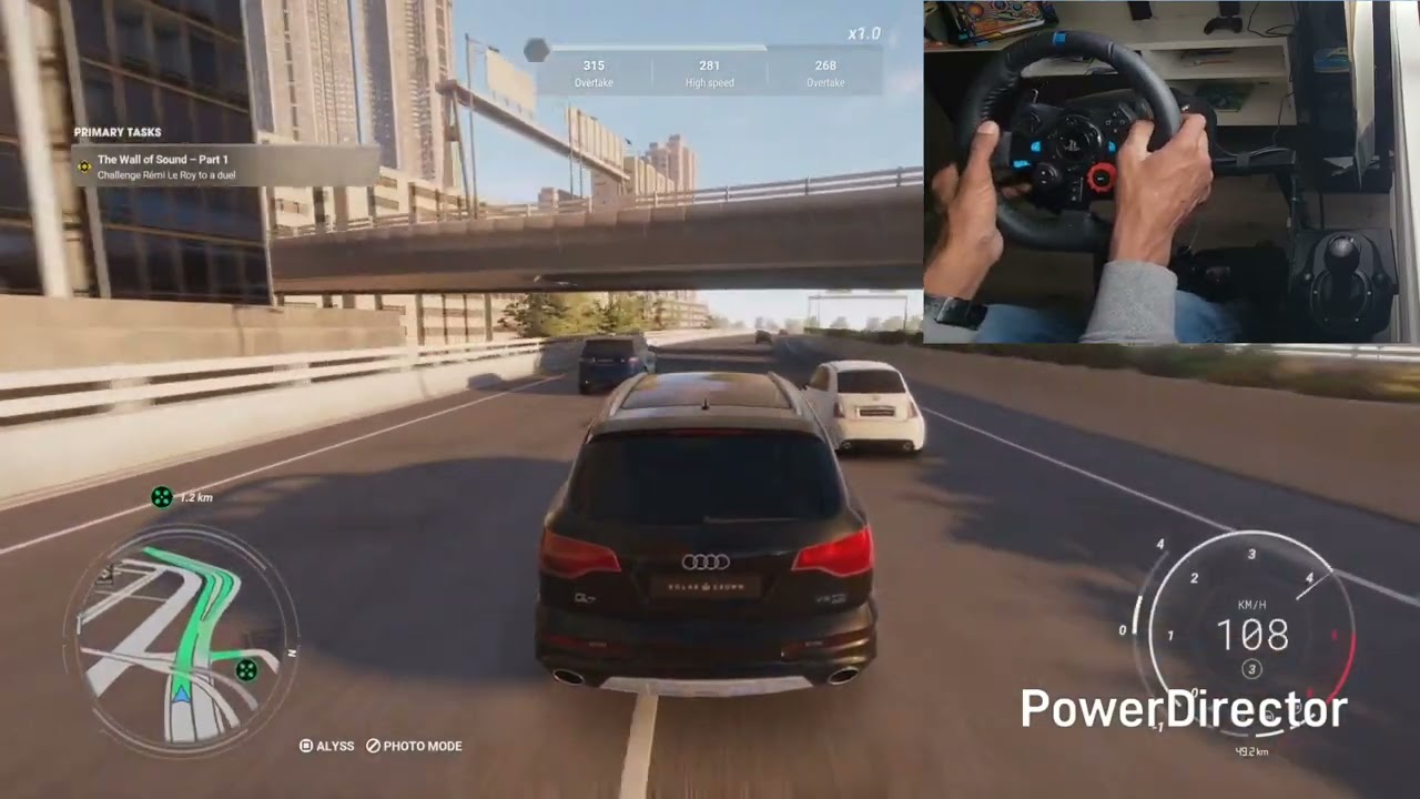 Audi Q7 - Testdrive Unlimited Solar Crown - PS5 Logitech G29 Gameplay