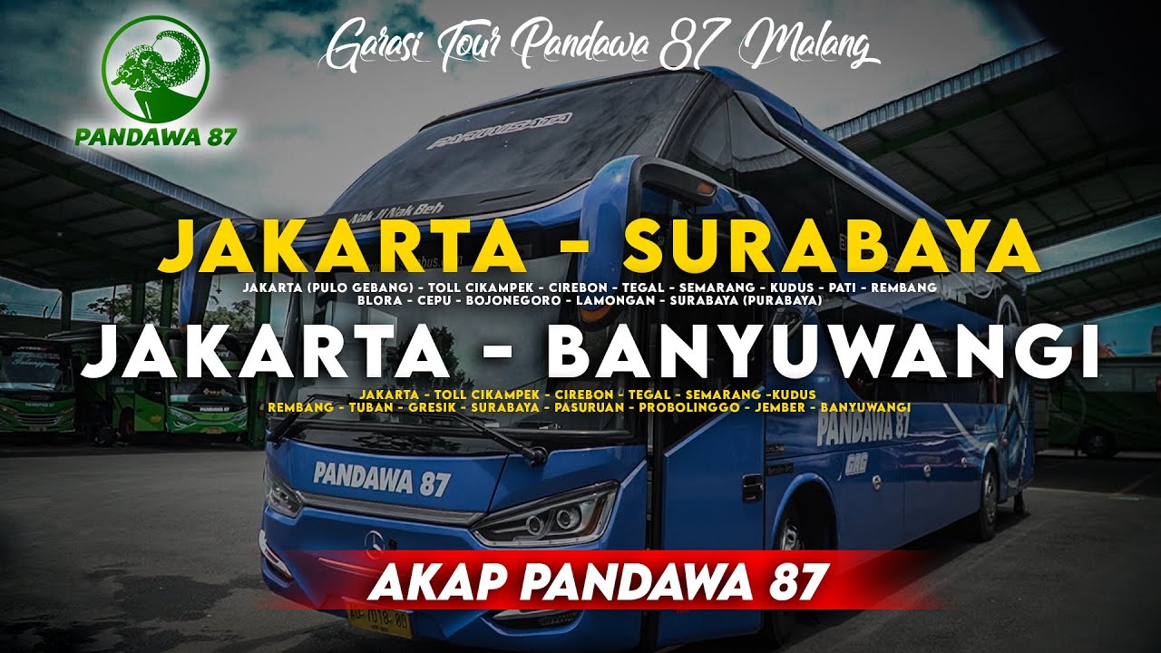 Persiapan Sebelum Line Perdana AKAP PO PANDAWA 87 | Garasi Tour Malang
