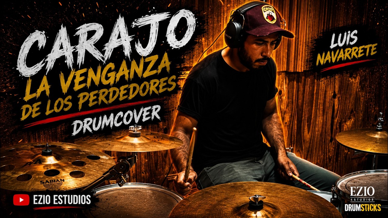 Carajo - La Venganza de los Perdedores | Drumcover Ezio Estudios (Luis Navarrete)