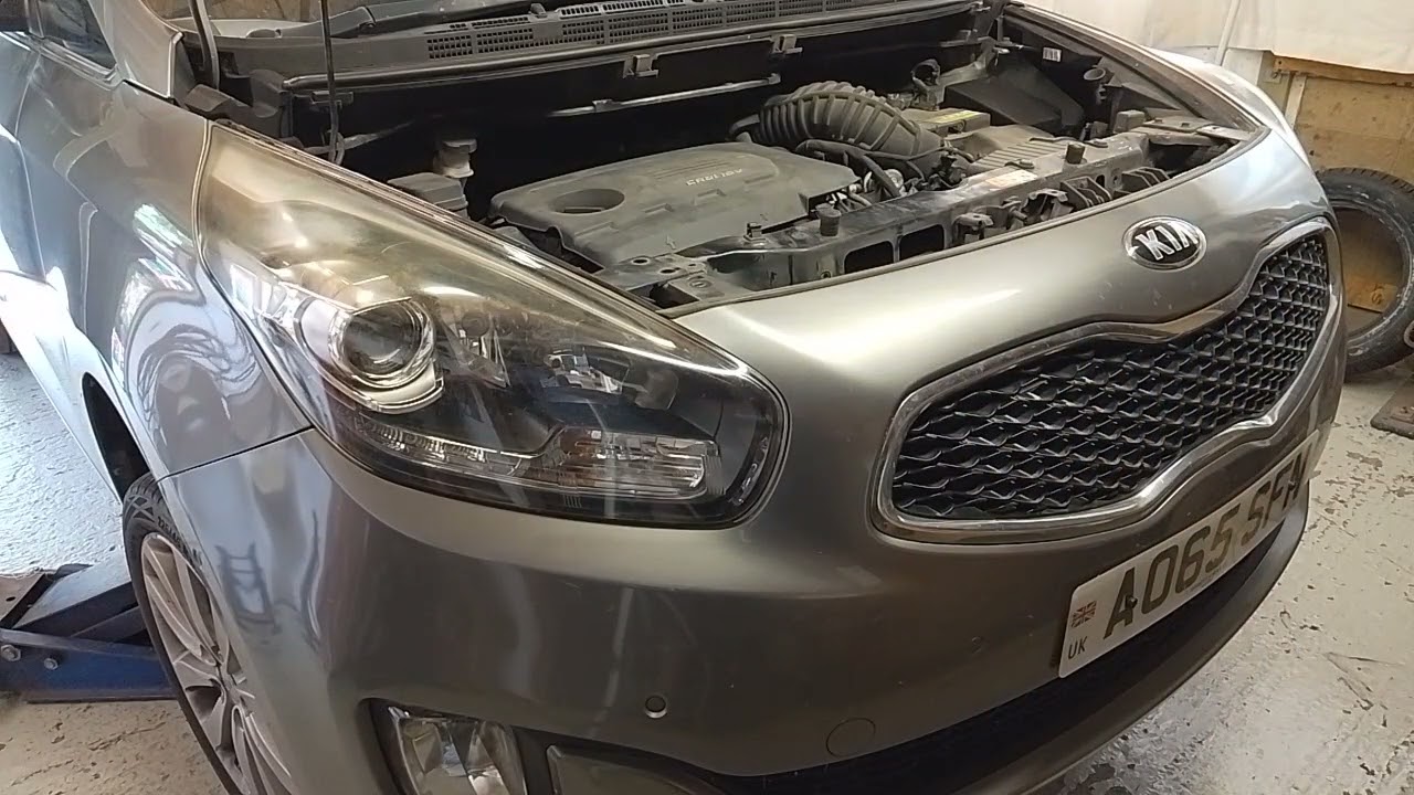Kia Caren's 2016 radiator removal 