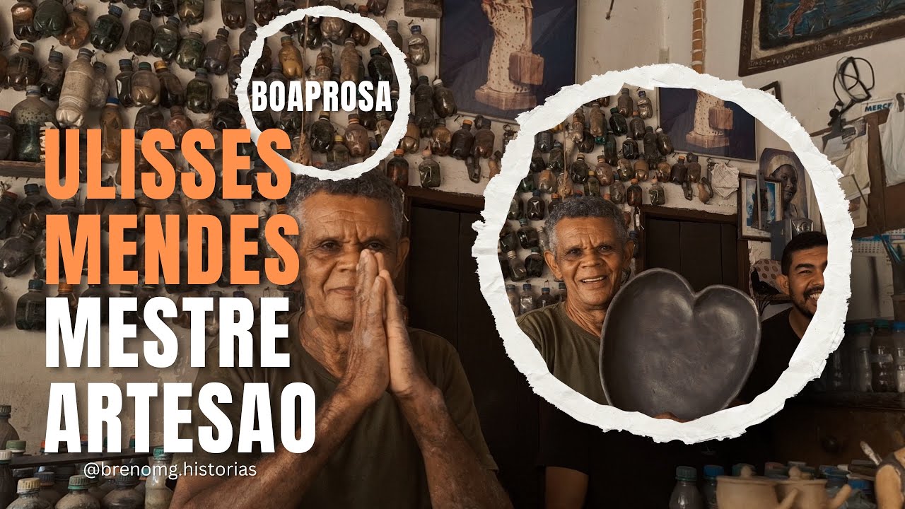 Conheça Ulisses Mendes - Mestre Artesão | Artesanato em Barro em Itinga no Vale do Jequitinhonha