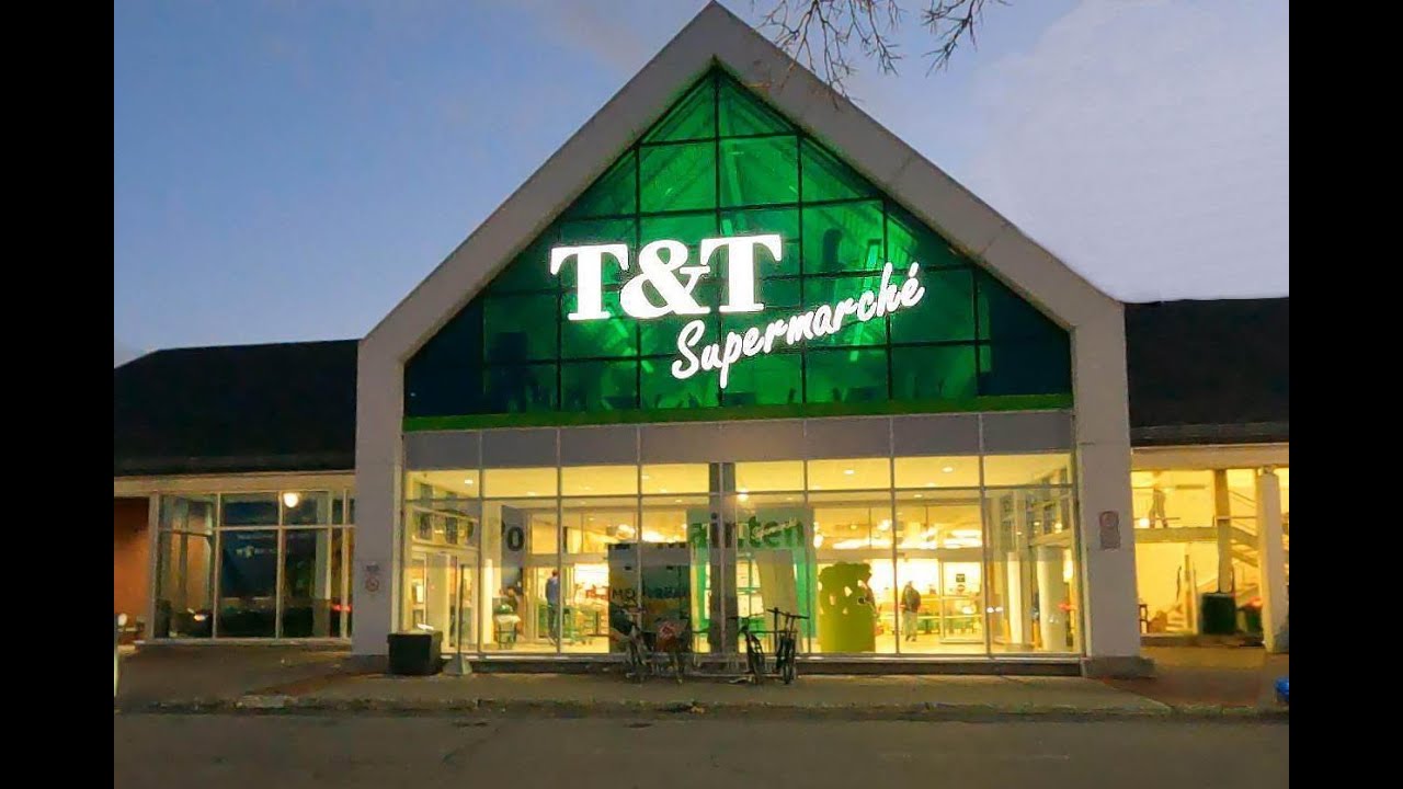 Ma première visite au SuperMarché T&T à Montreal .. My first visit to SuperMarket T&T