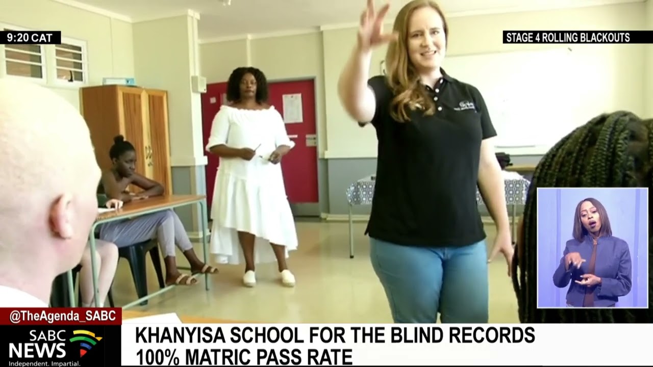 Khanyisa School for the Blind records 100% matric pass rate
