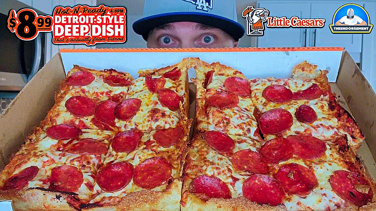 Little Caesars® Detroit-Style Deep Dish Pepperoni Pizza DEAL! 🍕🤩🍕 | $8.99! | theendorsement