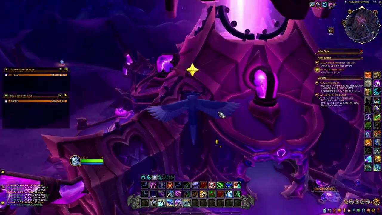 World of Warcraft Midnight Quest Störung bei der Arbeit