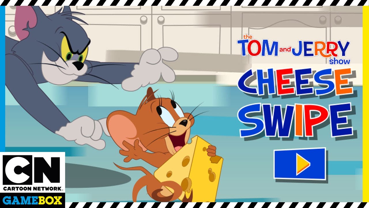 Tom and Jerry Cheese Swipe | Can you help Jerry Escape from Tom | Cartoon Network GameBox