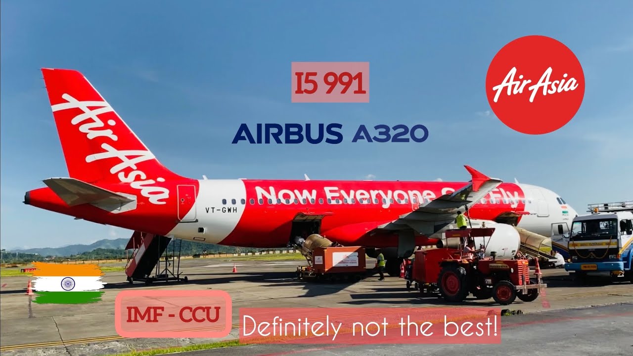 TRIP REPORT | AirAsia India (Economy) | Airbus A320-200 | Imphal - Kolkata