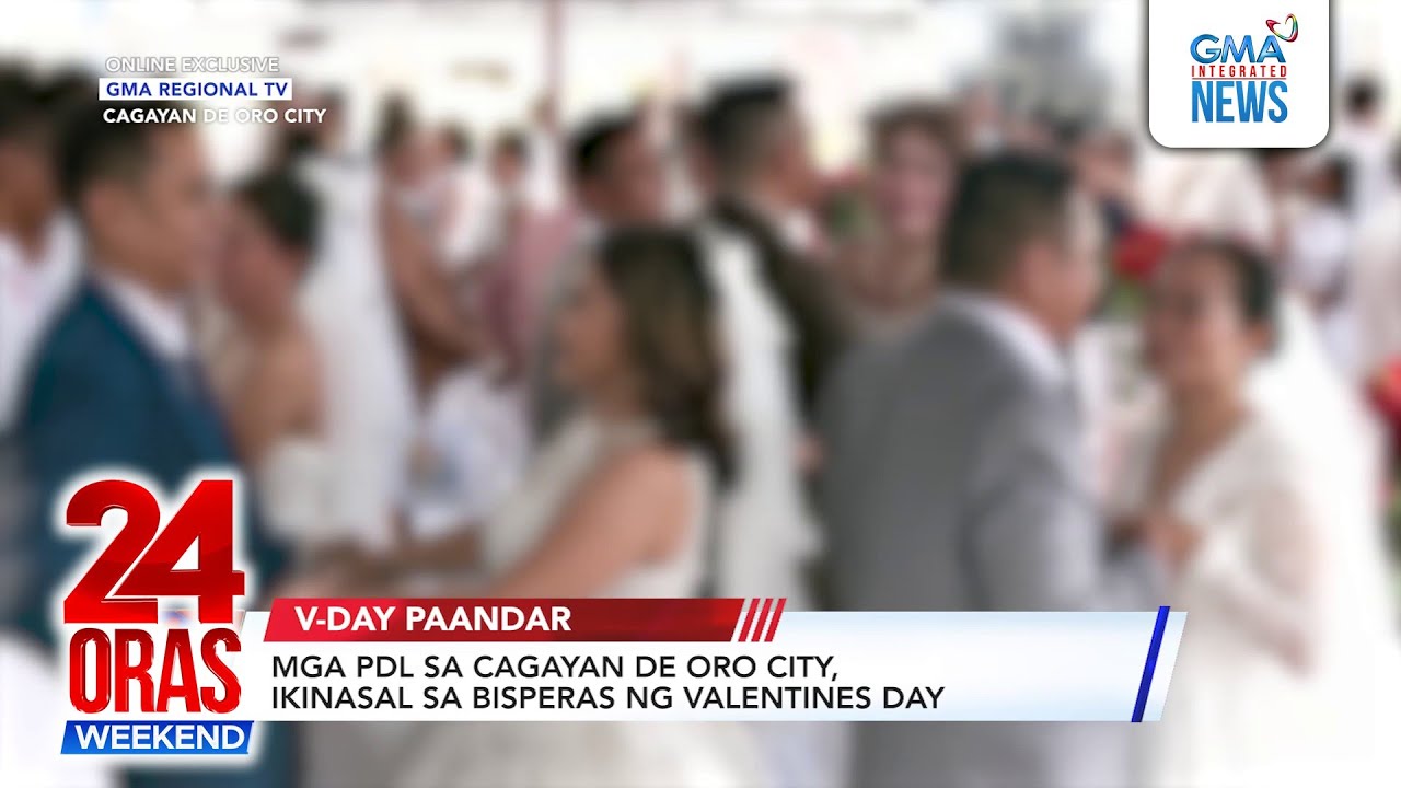 Mga PDL sa Cagayan De Oro City, ikinasal sa bisperas ng Valentine's Day | 24 Oras Weekend