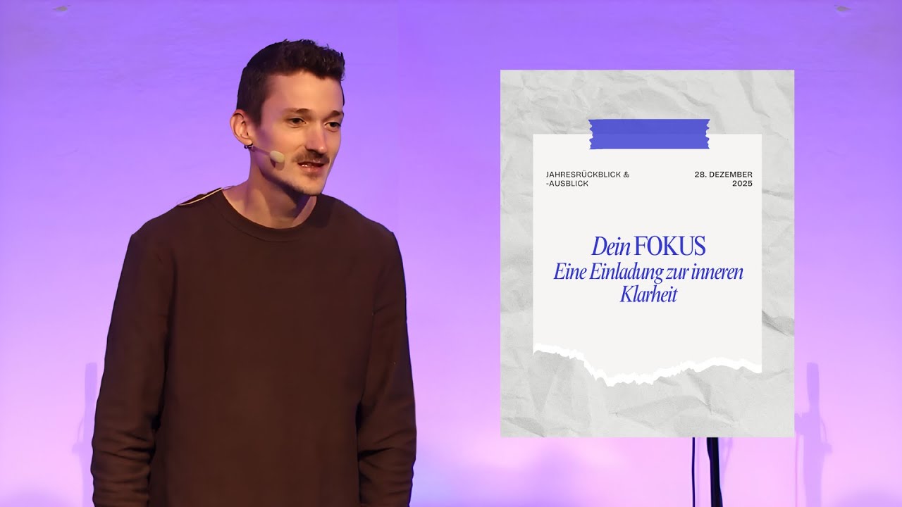 Dein FOKUS - Eine Einladung zur inneren Klarheit | Pastor Simeon Dachwitz | FeG Kaltenweide - inter.
