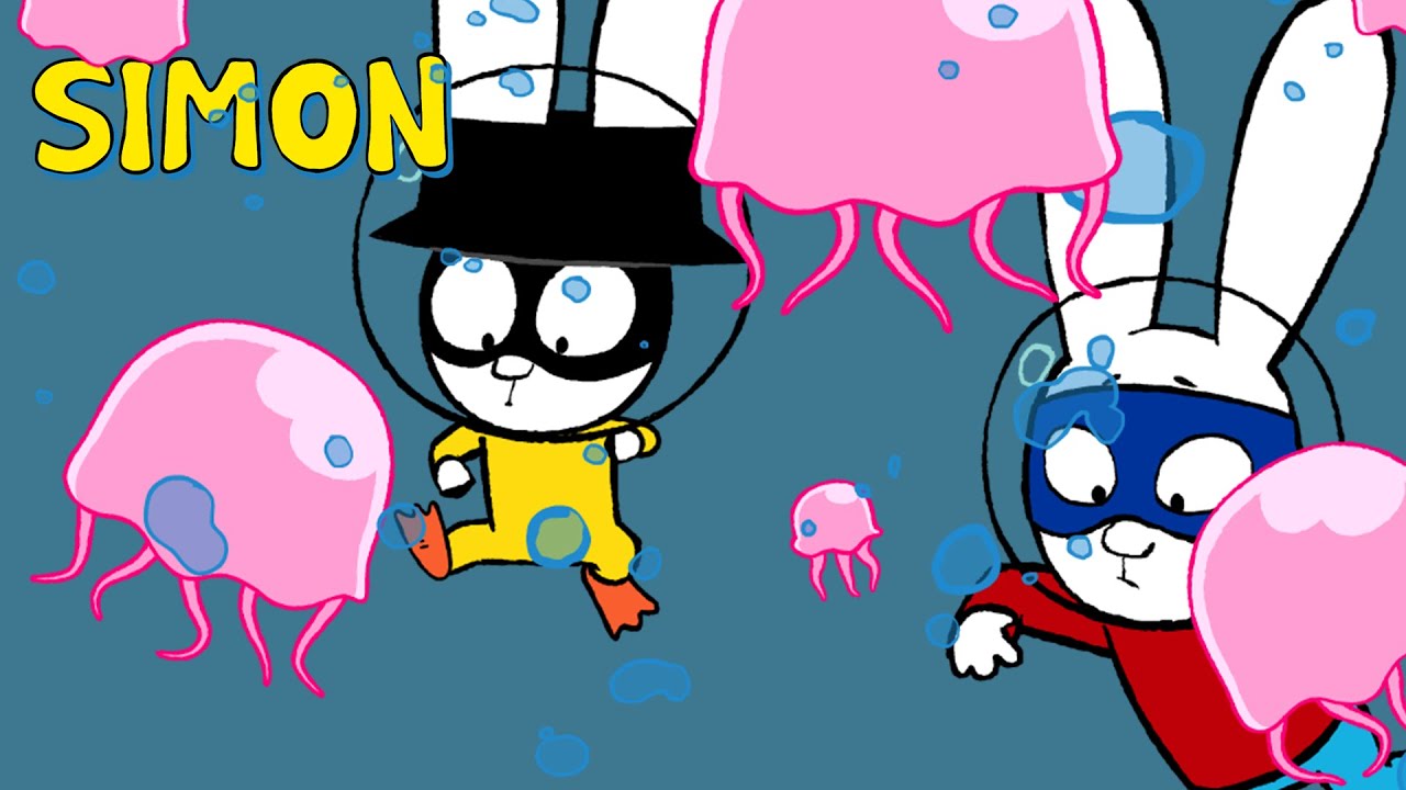 🐙 ¡Diversión en la playa con sorpresa de medusas! 🌞 Simón | Episodios Completos T4 | 1h