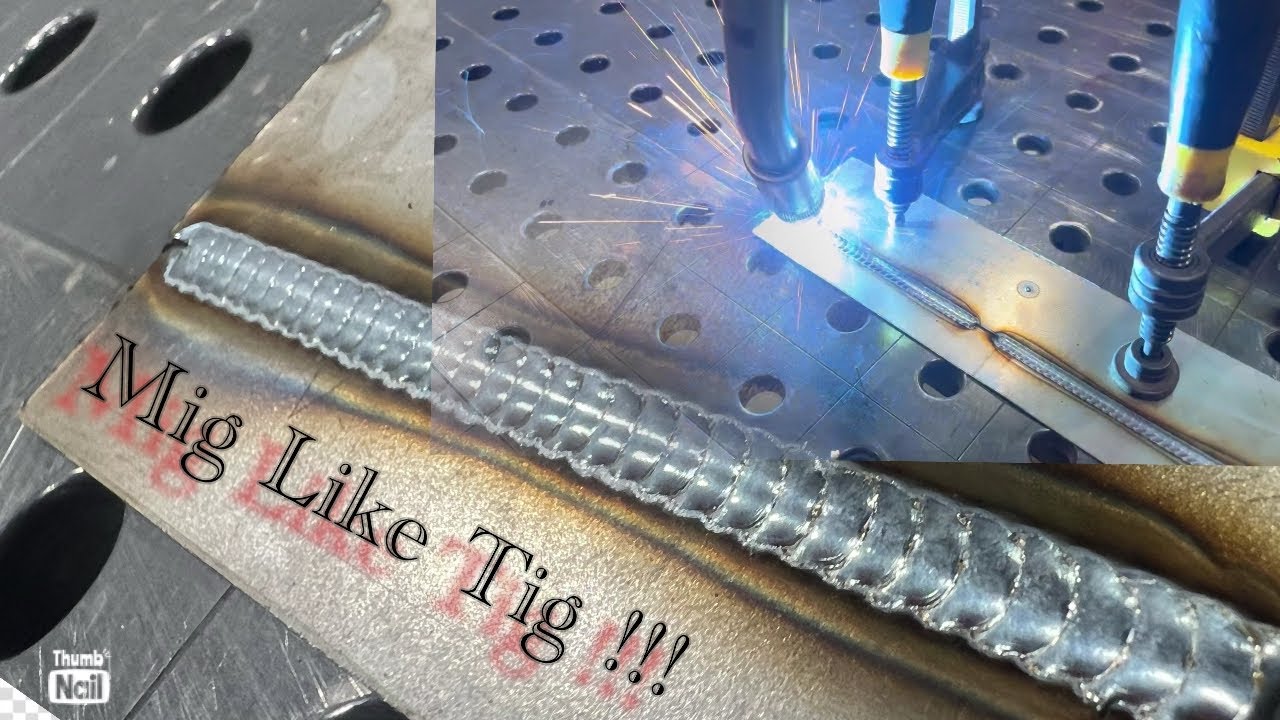 MIG like TIG welding using CMT cycle step | Spatter free weld #roboticwelding #CMT #coldwelding