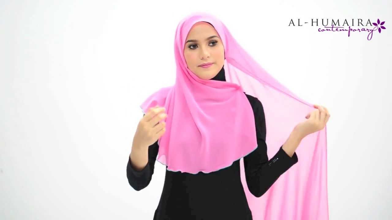 RAEKA shawl styling tutorial by Al-Humaira Contemporary