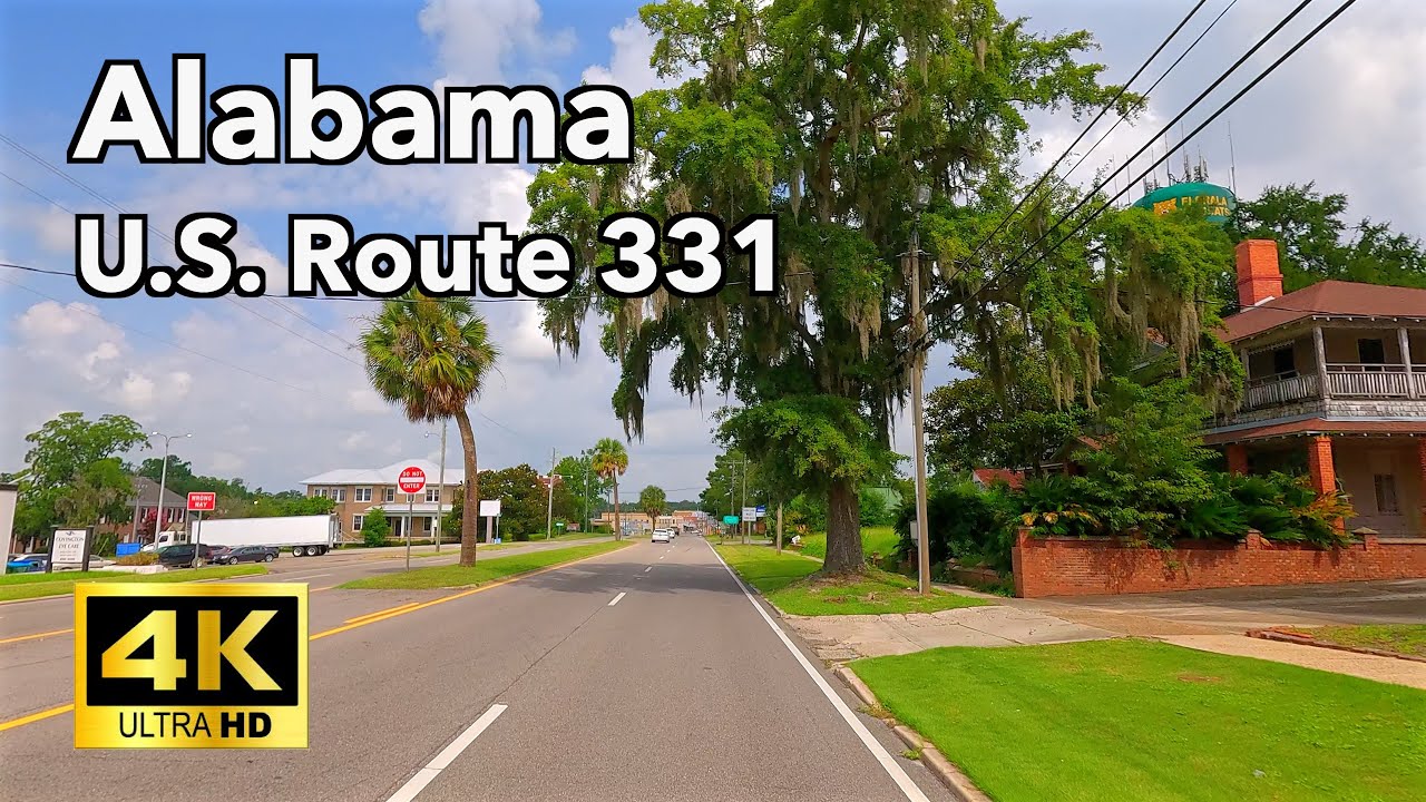 Driving Scenic Alabama U.S. Route 331 | 4K
