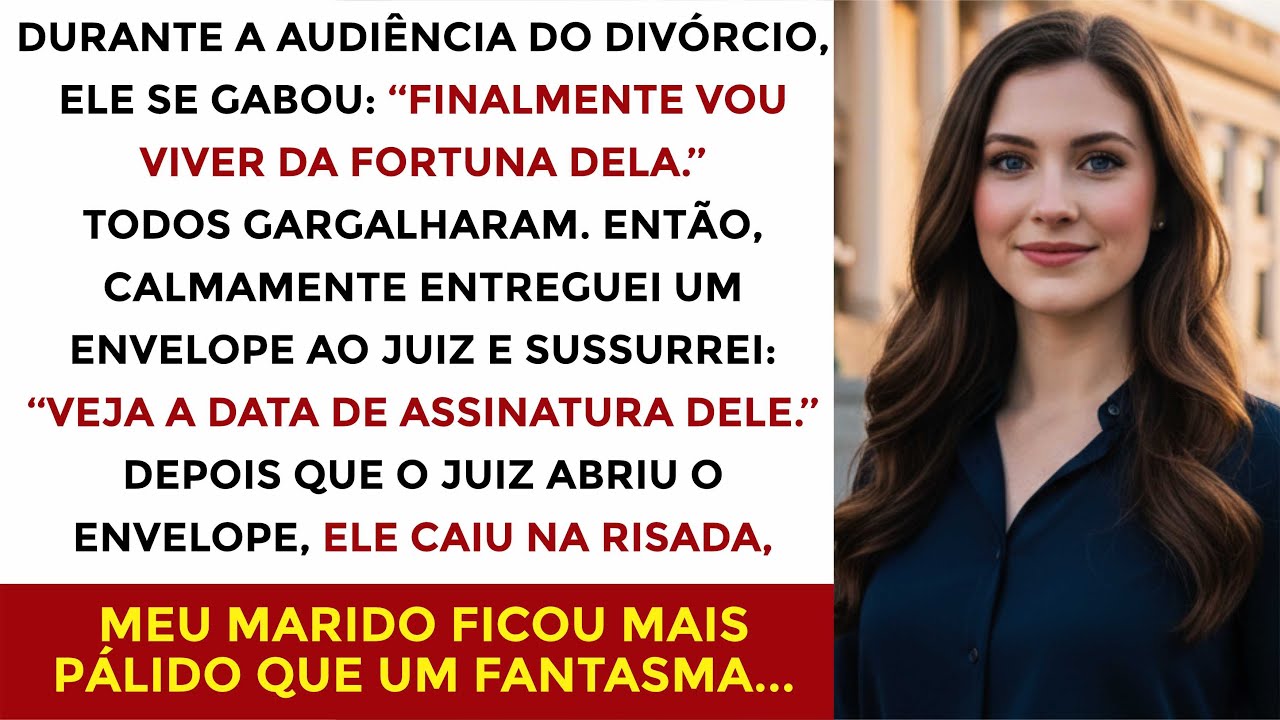 Meu marido disse que viveria da minha FORTUNA - Então o juiz viu o envelope que mudou TUDO