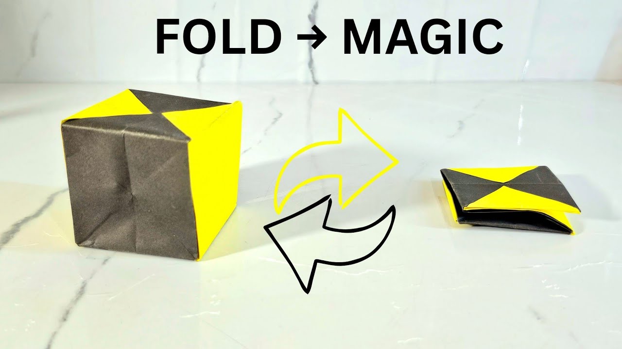 Magic Cube Origami | Amazing Paper Magic Cube