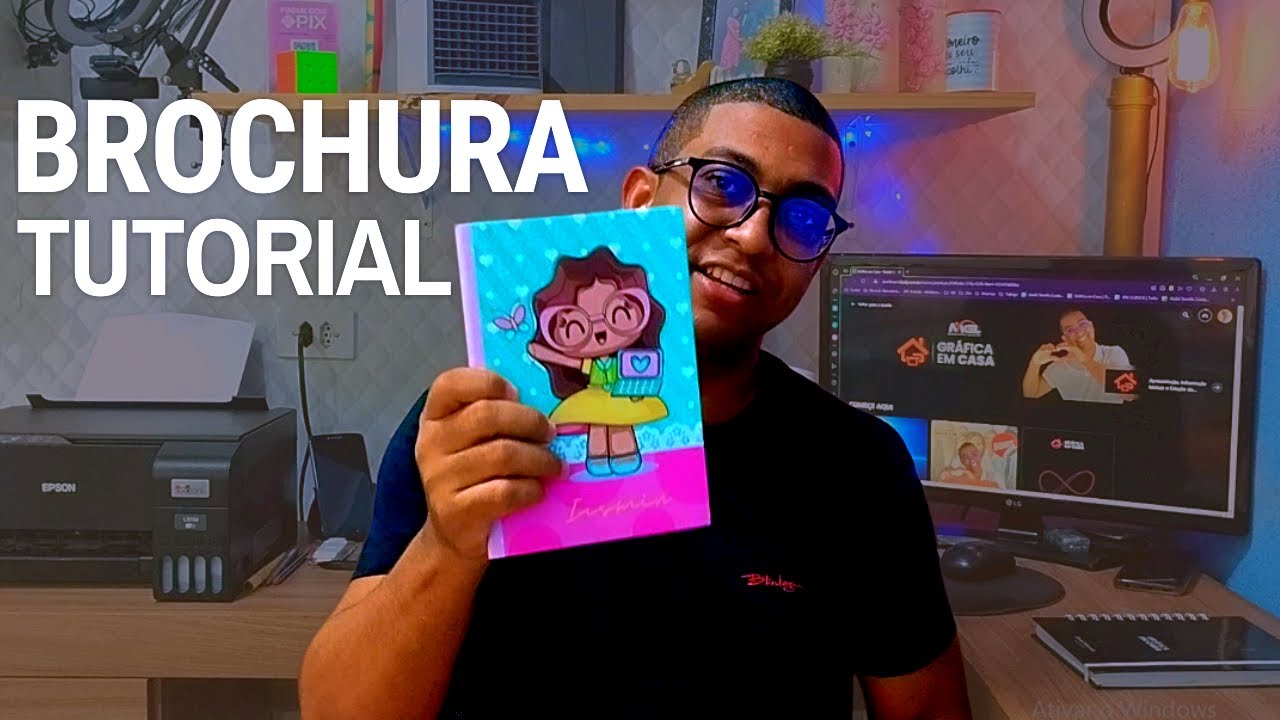 COMO FAZER CADERNO BROCHURA personalizado no canva I tutorial passo a passo