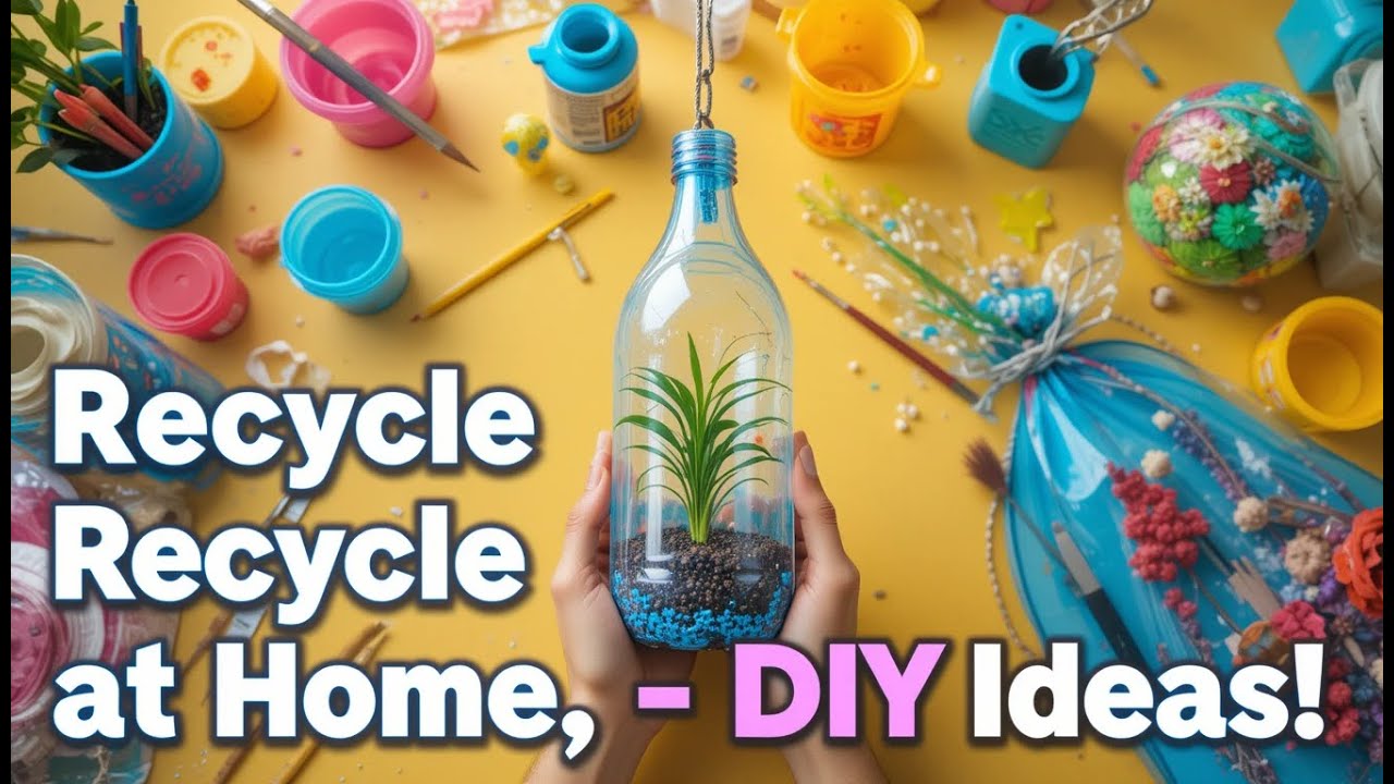 Easy DIY Ideas to Recycle Plastic at Home