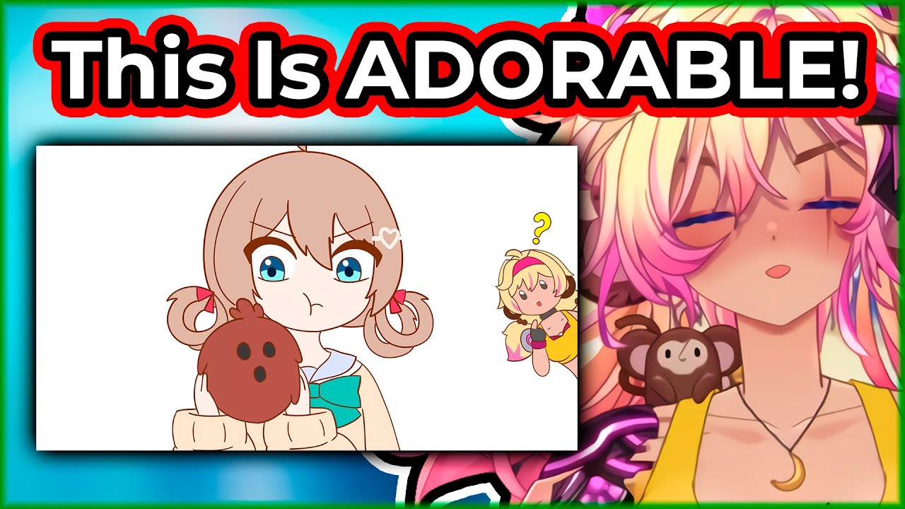 Koko Reacts To Her & Neuro Animation By Nokkopi...