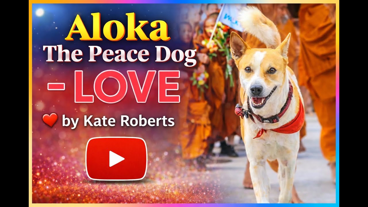 Aloka – The Peace Dog: LOVE song by Kate Roberts About Stray Who Walked for Peace and Changed Hearts