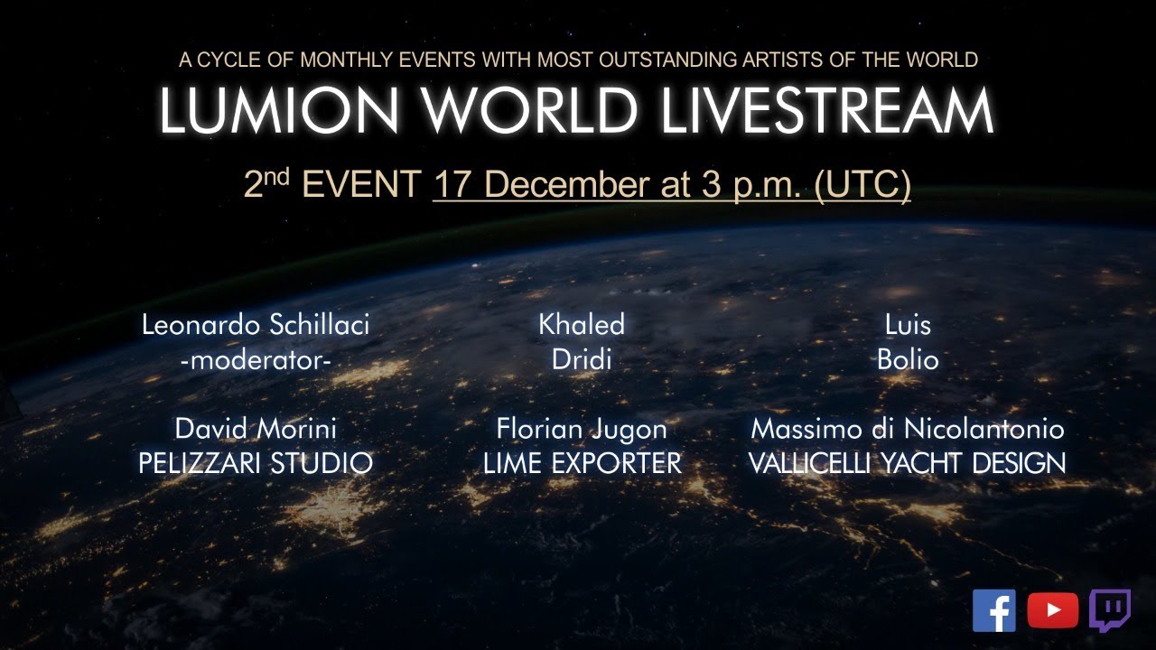 2nd EVENT - LUMION WORLD LIVESTREAM