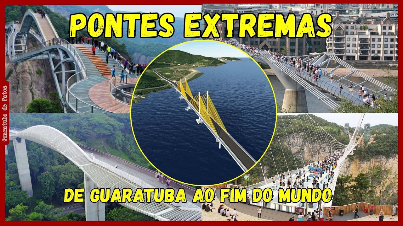 Ponte de Guaratuba X outras pontes INCRÍVEIS do mundo!