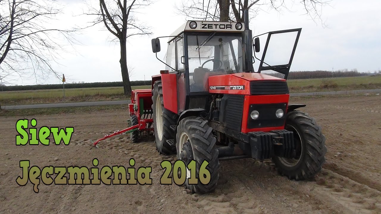 Siew Jęczmienia 2016| Zetor 10145 Turbo & Polonez| Full HD ㋡