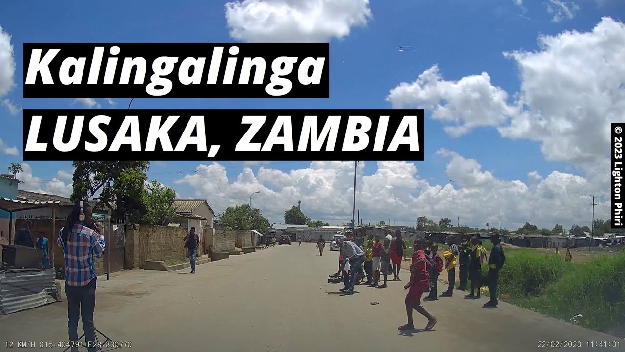 Lusaka Zambia | (Kalingalinga) Condor Road → Kalingalinga Market → Kamloops Road| February 2023