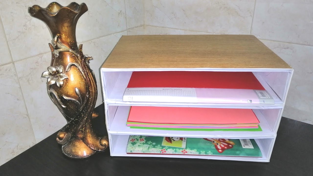 Best Out Of Waste Craft ideas|DIY Paper Organizer