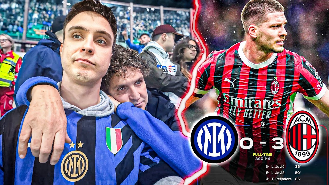 Inter vs Milan 😱| È STATO UMILIANTE, NON VINCIAMO PIÙ UN DERBY 😭 | Coppa Italia vlog